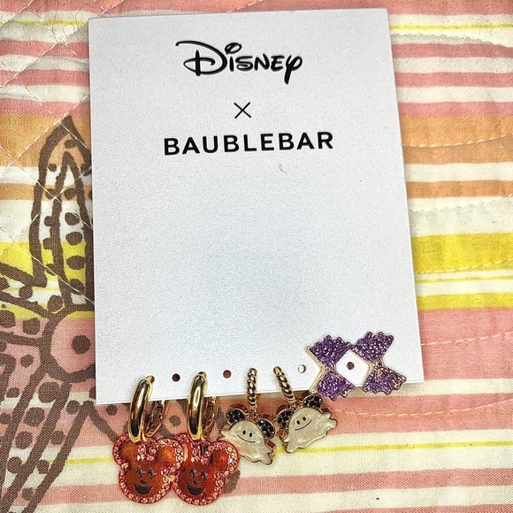 3 NWT Disney Parks Halloween Mickey Mouse Earrings